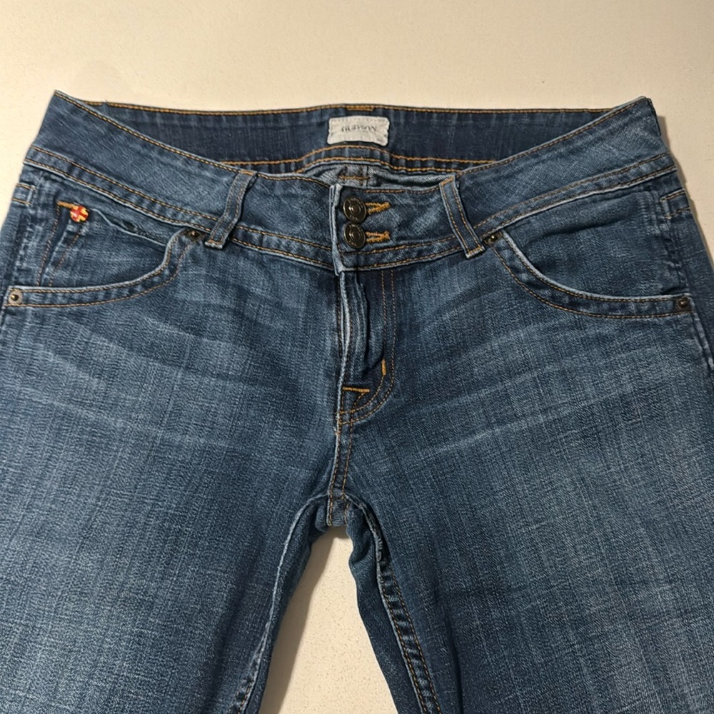 Hudson jeans, size‎ 29, bootcut, darker wash, made in the USA, EUC Light Stretch